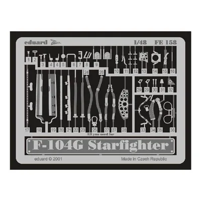 EDUARD FE158 1/48 F-104G FOR HASEGAWA Maket Detay