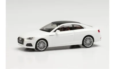 Herpa 028660-002 1/87 Ölçek Audi A5 Coupe, Beyaz, Sergilemeye Hazır Model Araç
