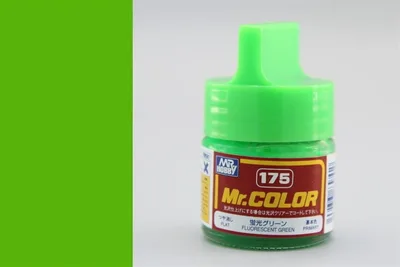 Gunze C175 10 ml. Fluorescent Green, Mr.Color Serisi Maket Boyası
