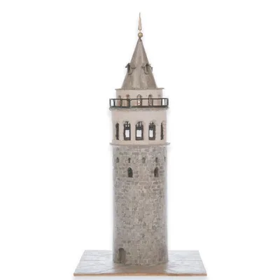 Domenech 3655 Galata Kulesi, 36x28x8 Cm. Demonte Taş Maketi