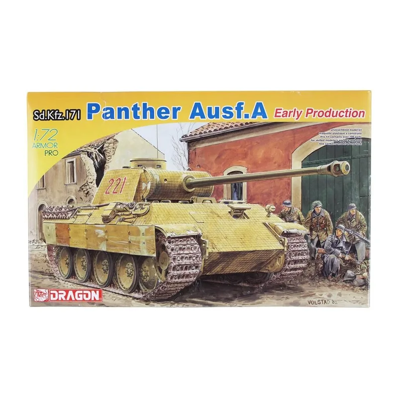 Dragon 7499 1/72 Panther Ausf.A Tank Maketi Early Production