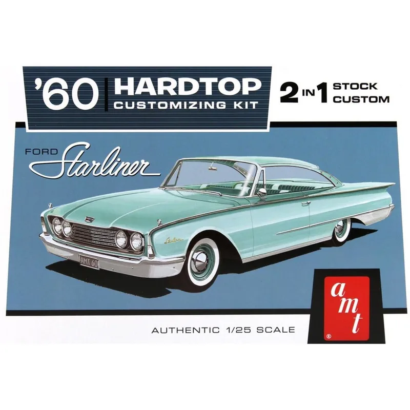 AMT 1055 1/25 1960 Ford Starliner Araba Demonte Plastik Maketi