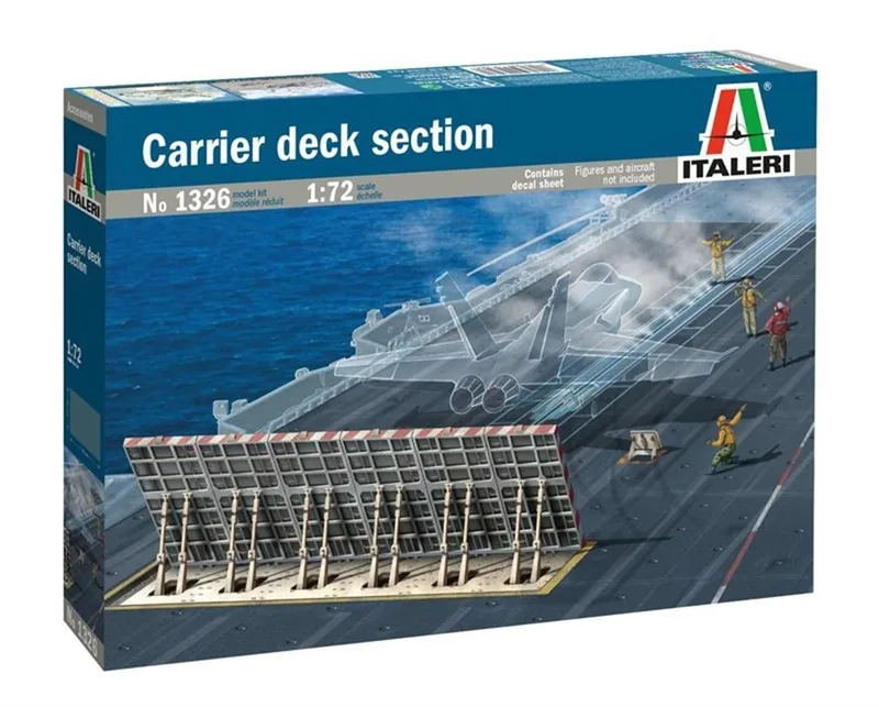Italeri 1326S 1/72 Uçak Gemisi Güverte Egzost Kalkanı Demonte Plastik Maketi