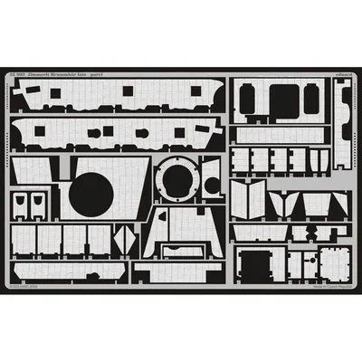 EDUARD 35902 1/35 Zimmerit Brummbär late FOR DRAGO