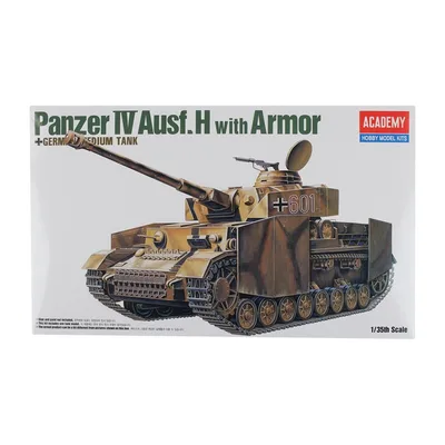 Academy 13233 1/35 Panzer IV Ausf. H with Armor Tankı Demonte Plastik Maketi