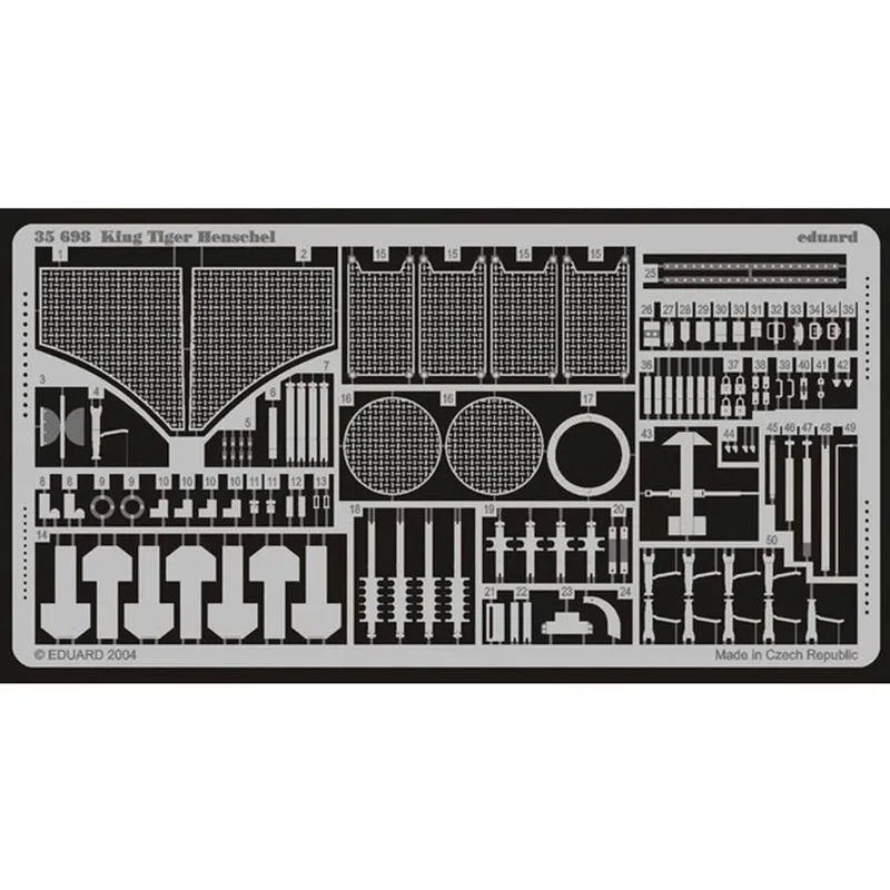 EDUARD 35698 1/35 King Tiger Henschel FOR DRAGON M