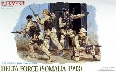 Dragon 3022 1/35 Ölçek Delta Force (Somali 1993) Asker Figürleri Plastik Model Kiti