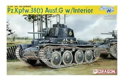 6290 1/35 PZ.KPFW.38(T) AUSF.G W/INTERIOR - PLAST