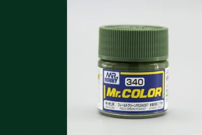 Gunze C340 10 ml. Field Green FS34097, Mr.Color Serisi Maket Boyası