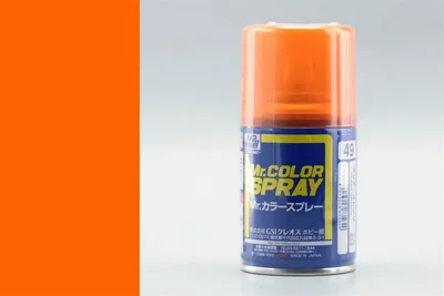 Gunze S049 100 ml. Clear Orange, Sprey Mr.Color Serisi Maket Boyası
