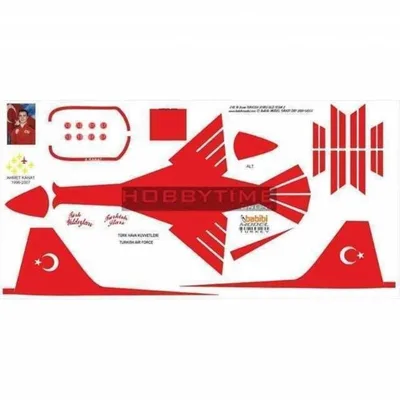 Babibi DBT01055 1/48 Türk Yıldızları Old-2, Dekal Çıkartma