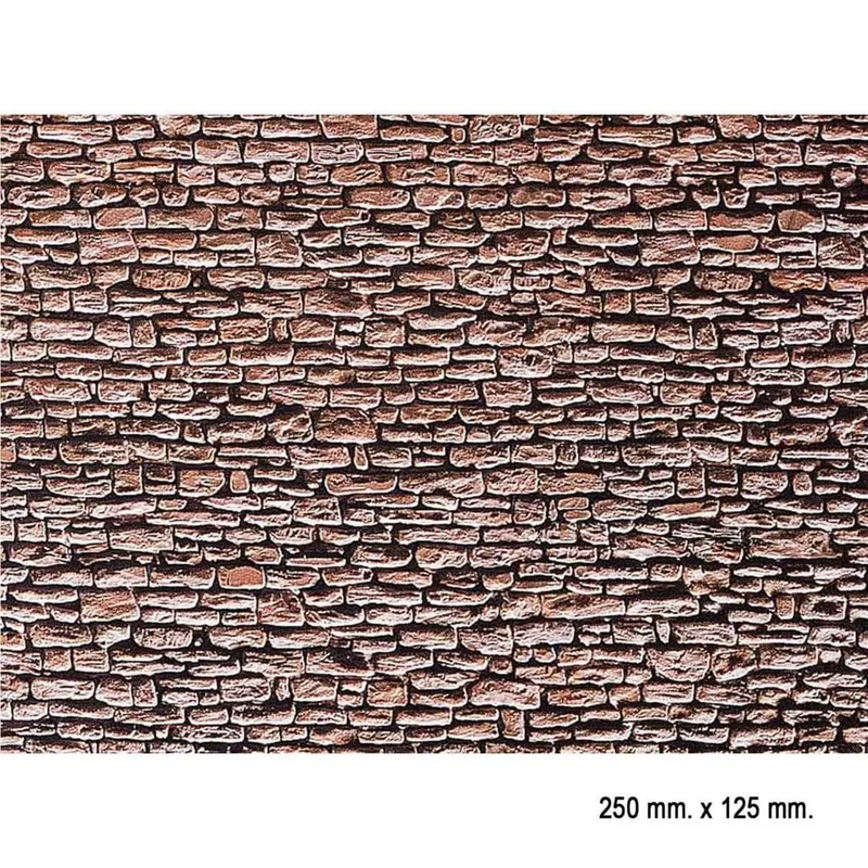 Faller 170618 1/87 Arduvaz Taş Duvarı Desenli Dekor Levhası - 25 X 12,5 Cm.