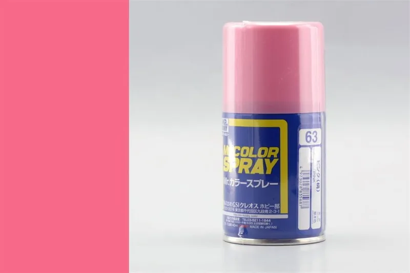 Gunze S063 100 ml. Pink, Sprey Mr.Color Serisi Maket Boyası