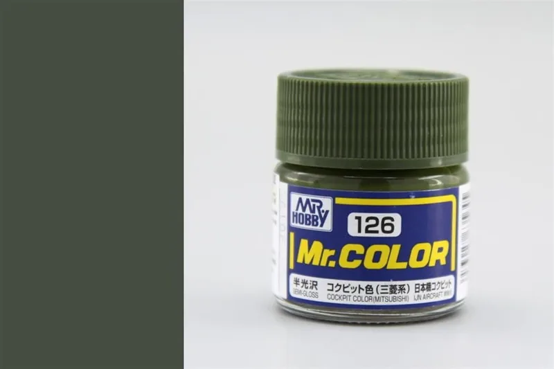 Gunze C126 10 ml. Cockpit Color (Mitsubishi), Mr.Color Serisi Maket Boyası