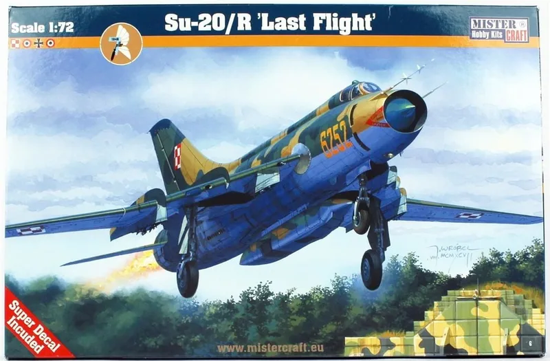 Mistercraft D013 1/72 Su-20R (Son Uçuş) Savaş Uçağı Demonte Plastik Maketi