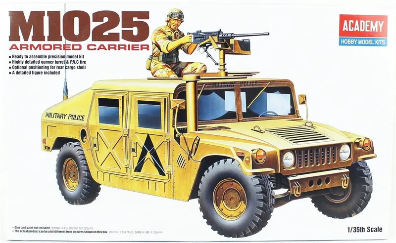 Academy 13241 1/35 M-1025 Amerikan Zırhlı Personel Taşıyıcı Demonte Plastik Maketi