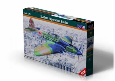 Mistercraft C028 1/72 IL-2m3 (Operation Berlin) Savaş Uçağı Demonte Plastik Maketi