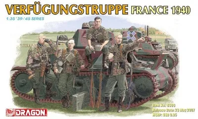 Dragon 6309 1/35 Ölçek Verfügungstruppe (Fransa 1940) Asker Figürleri Plastik Model Kiti
