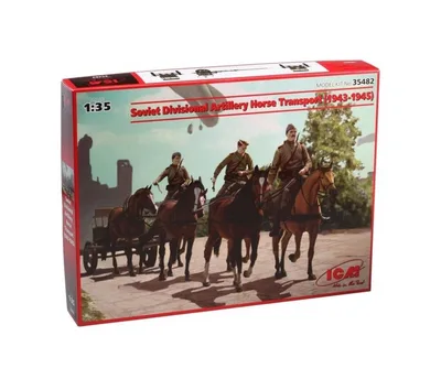 35482 SOVİET DİVİSİONAL ARTİLLERY HORSE TRANSPORT