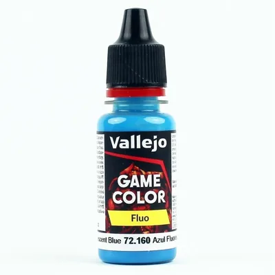 Vallejo 72160 18 ml. Fluorescent Blue, Game Color Serisi Model Boyası