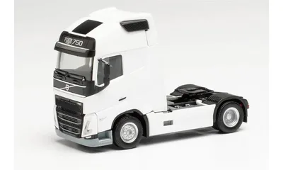 Herpa 313346 1/87 Ölçek Volvo FH16 GI XL2020 Çekici, Beyaz, Sergilemeye Hazır Model Araç
