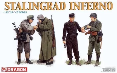 Dragon 6343 1/35 Ölçek Stalingadr Cehennemi Asker Figürleri Plastik Model Kiti