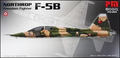 PM Model 204 1/72 F-5B Eğitim Uçağı Demonte Plastik Maketi