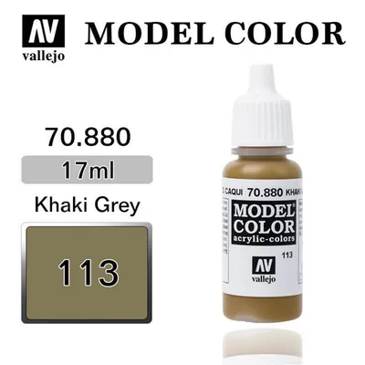 Vallejo 70880 17 ml. (113) Khaki Grey-Matt, Model Color Serisi Model Boyası