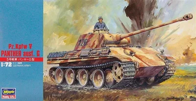 Hasegawa MT9 31109 1/72 Ölçek Pz.Kpfw V Panther Ausf.G Tank Plastik Model Kiti