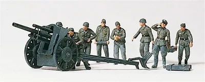 Preiser 16514 1/87 Ölçek leichte feldhaubitze 10,5 cm Figürleri