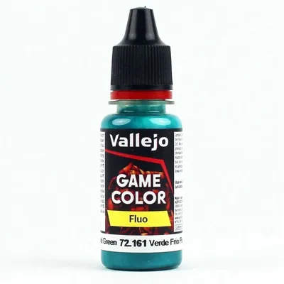 Vallejo 72161 18 ml. Fluorescent Cold Green, Game Color Serisi Model Boyası