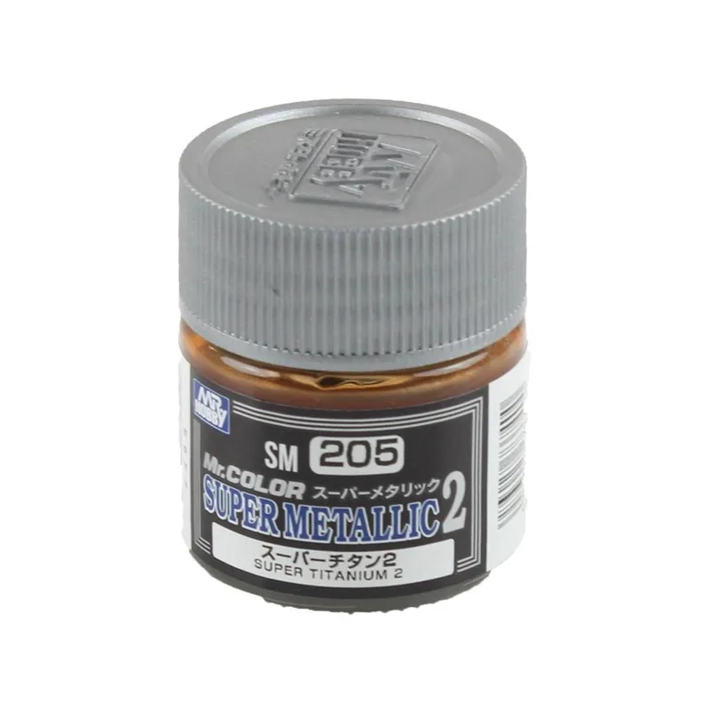 Gunze SM205 10 ml. Super Titanium II, Mr.Color Metallic Colors Serisi Maket Boyası