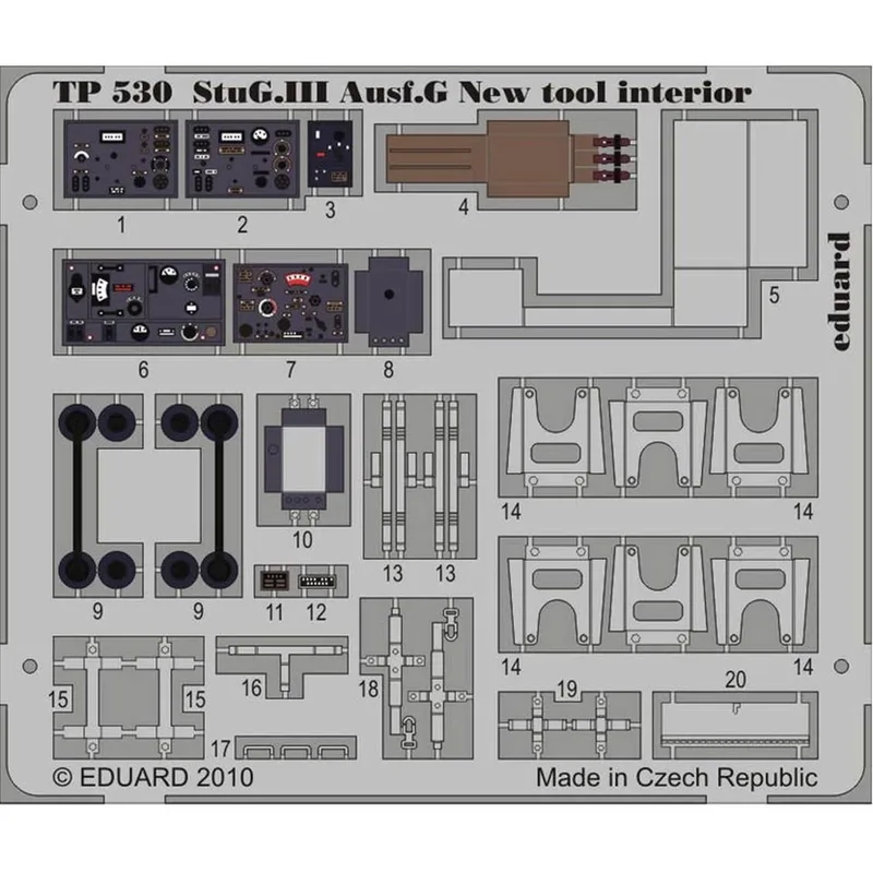 TP530 STUG.III AUSF.G İNTERİOR NEW TOOL - FOR DRA