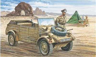 Italeri 0312S 1/35 Kübelwagen Askeri Araç Demonte Plastik Maketi