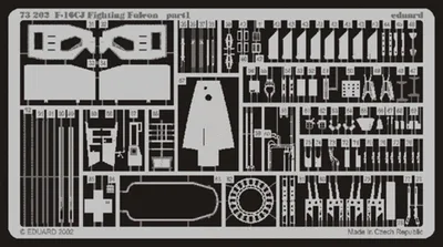 EDUARD 73202 1/72 F-16CJ FOR HASEGAWA Maket Detay