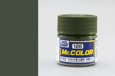 Gunze C126 10 ml. Cockpit Color (Mitsubishi), Mr.Color Serisi Maket Boyası