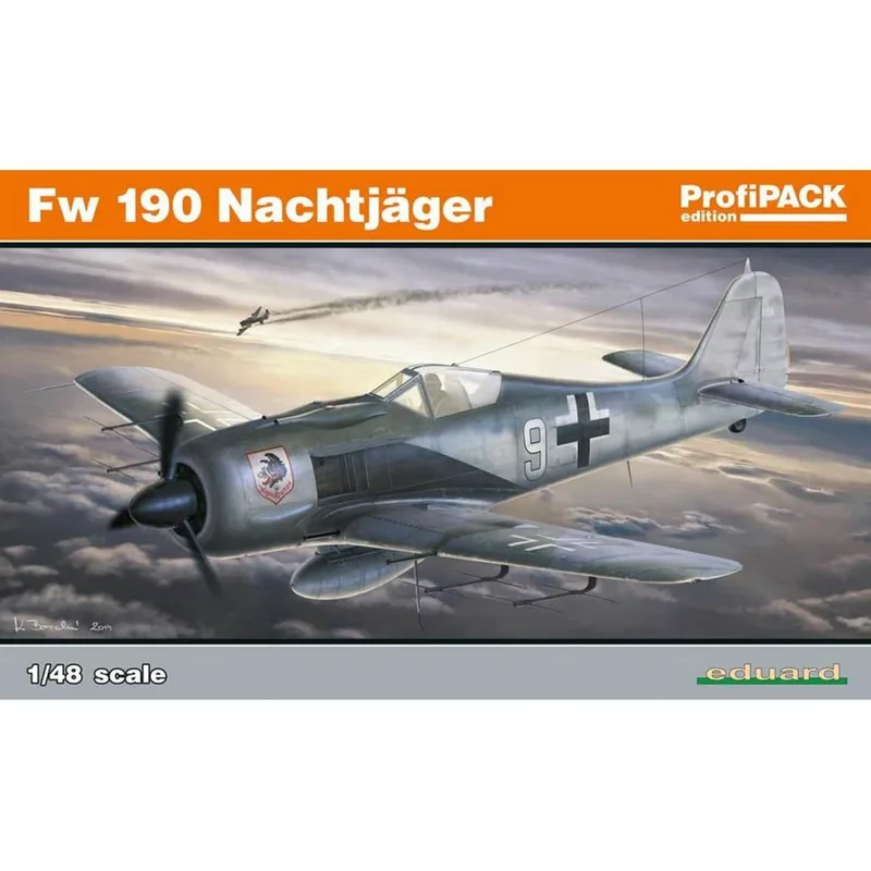 EDUARD 8177 1/48 Fw 190A Nachtjäger Uçak Maketi