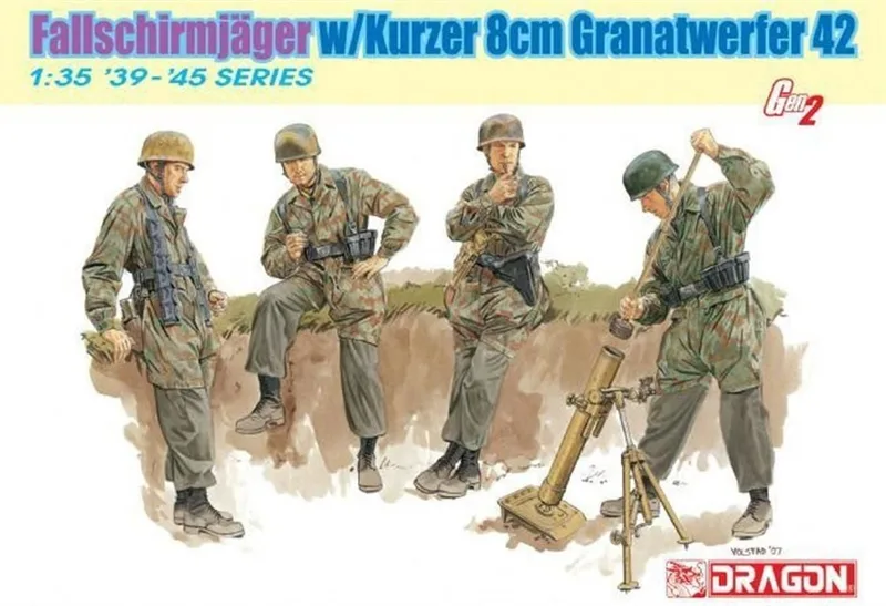 Dragon 6373 1/35 Ölçek Paraşütçü Askerler Figürleri Plastik Model Kiti