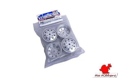 Tamiya Metal-Plated Rear Wheels (22mm Matt)