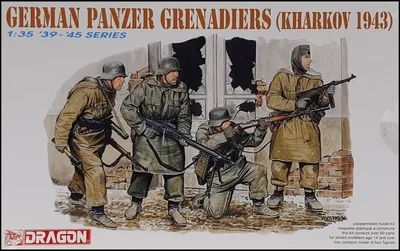 Dragon 6059 1/35 Ölçek Alman Bombacılar (Kharkov 1943) Asker Figürleri Plastik Model Kiti
