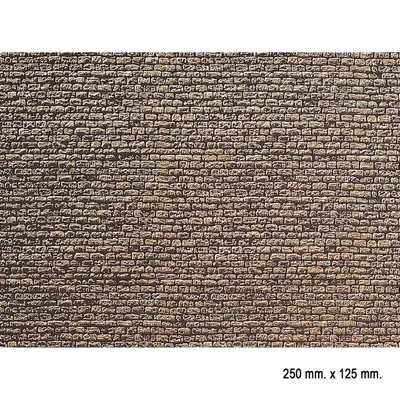 Faller 222565 1/160 Granit Taş Desenli Dekor Kağıdı, 25 X 12,5 Cm.