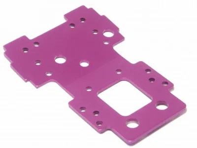 BULKHEAD LOWER PLATE 2.5mm (PURPLE) Savage