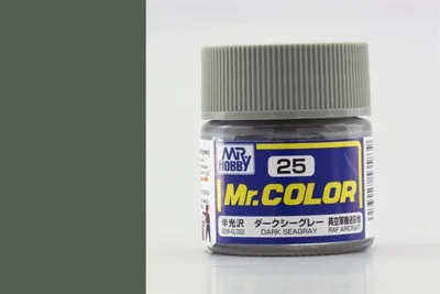 Gunze C025 10 ml. Dark Seagray, Mr.Color Serisi Maket Boyası