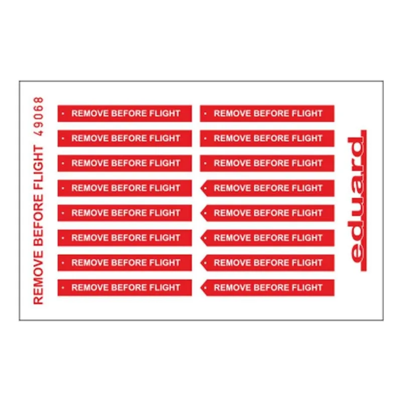 EDUARD 49068 1/48 Remove Before Flight FABRIC FOR