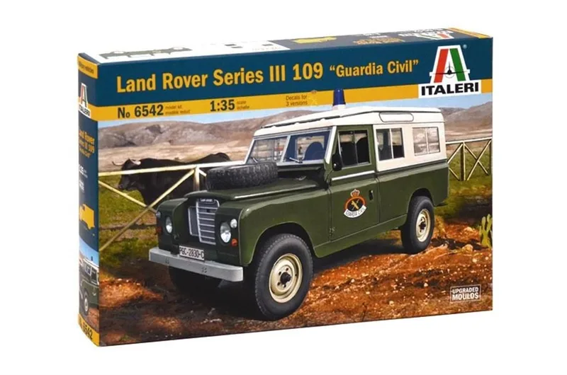 Italeri 6542S 1/35 Land Rover III 109 (Sivil Muhafız) Askeri Araç Demonte Plastik Maketi