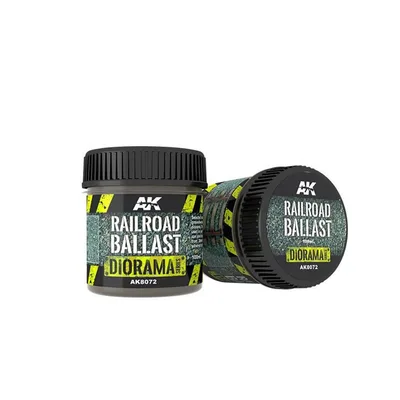 AK Interactive 8072 100 gr. Demiryolu Balastı, 1/35 Ölçek için, Diorama Serisi Zemin Dokusu