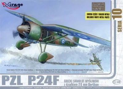 48107 1/48 GREEK FIGHTER PZL.P.24F WITH 20MM OERLI