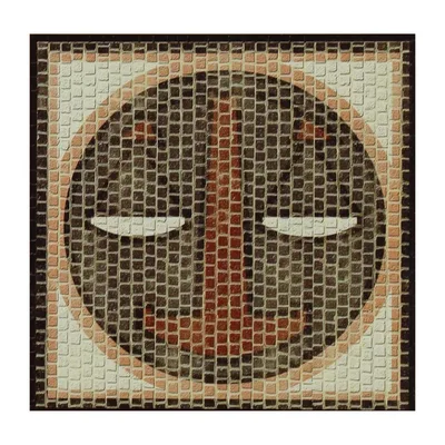 Domenech 2210 Terazi Burcu Simgesi, 20x20 Cm. Demonte Mozaik Taş Puzzle