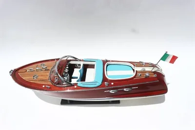GIANHIEN SB0029P40 ÖZEL RIVA AQUARAMA AHŞAP GEMİ MAKETİ