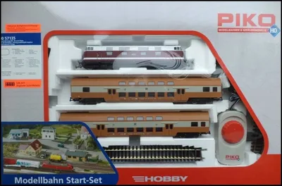 57135 1/87 STARTER SET BR 118 Bİ-LEVEL TRAİN DR IV